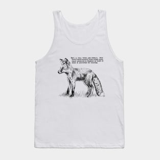 Fox Print Tank Top